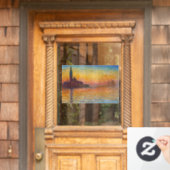 Claude Monet - San Giorgio Maggiore in Dusk Raamsticker (Huis Deur)