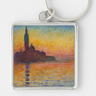 Claude Monet - San Giorgio Maggiore in Dusk Sleutelhanger