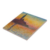 Claude Monet - San Giorgio Maggiore in Dusk Tegeltje (Zijkant)
