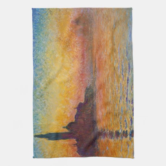 Claude Monet - San Giorgio Maggiore in Dusk Theedoek (Verticaal)