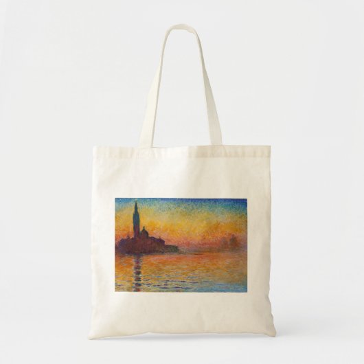 Claude Monet - San Giorgio Maggiore in Dusk Tote Bag (Voorkant)