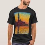 Claude Monet San Giorgio Maggiore T-shirt<br><div class="desc">Claude Monet San Giorgio Maggiore</div>