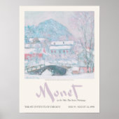 Claude Monet Sandvika Noorwegen  schilderkunst Poster (Voorkant)