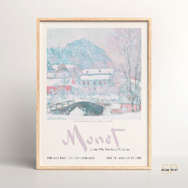 Claude Monet Sandvika Noorwegen  schilderkunst Poster