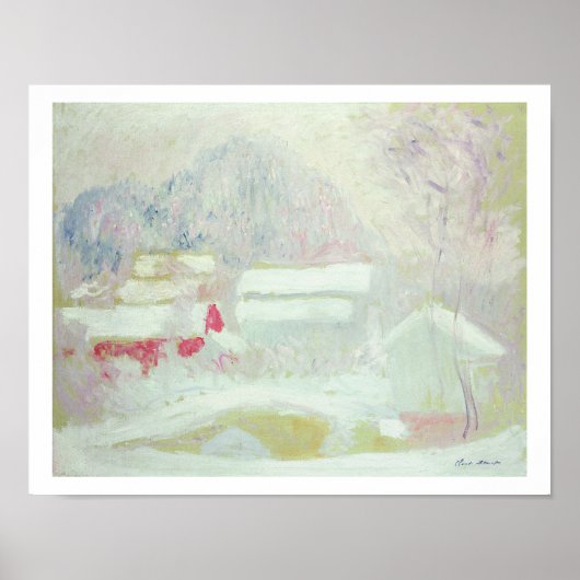 Claude Monet | Sandviken, Noorwegen Poster (Voorkant)
