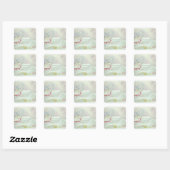 Claude Monet | Sandviken, Noorwegen Vierkante Sticker (Vel)