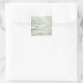 Claude Monet | Sandviken, Noorwegen Vierkante Sticker (Tas)