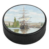 Claude Monet. Schepen die op de zegen in Rouen rij Hockey Puck (3/4)