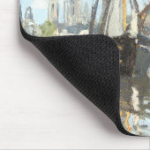 Claude Monet. Schepen die op de zegen in Rouen rij Muismat (Hoek)