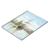 Claude Monet. Schepen die op de zegen in Rouen rij Notitieboek (Linkerzijde)