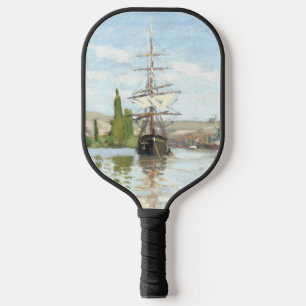 Claude Monet. Schepen die op de zegen in Rouen rij Pickleball Paddle