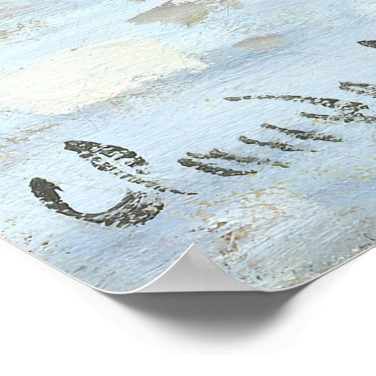 Claude Monet. Schepen die op de zegen in Rouen rij Poster (Hoek)