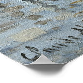 Claude Monet Schepen op de Seine Reis Kunst Poster (Hoek)