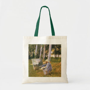 Claude Monet Schilderend, Rand van een Bos door Sa Tote Bag