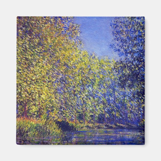 Claude Monet schilderij bocht in Epte bij Giverny Magneet (Voorkant)