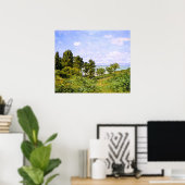 Claude Monet schilderij, Door het Zee, Poster (Thuiskantoor)