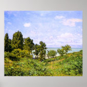 Claude Monet schilderij, Door het Zee, Poster (Voorkant)