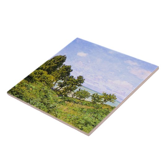 Claude Monet schilderij, Door het Zee, Tegeltje (Zijkant)