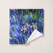 Claude Monet schilderij, Irises Bad Handdoek (Wasdoekje)