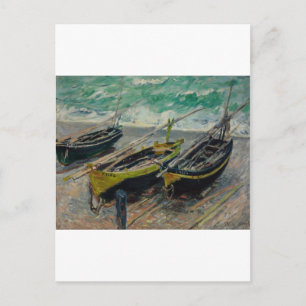 Claude Monet Schilderij Oliedoek Artistieke Natuur Briefkaart