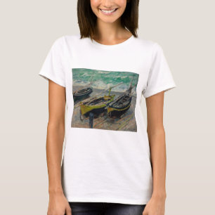 Claude Monet Schilderij Oliedoek Artistieke Natuur T-shirt
