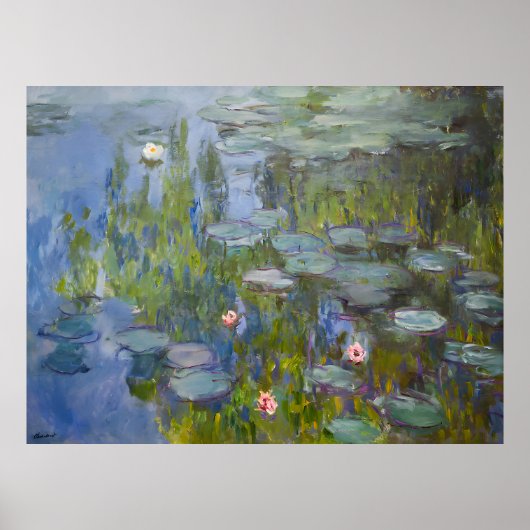 Claude Monet schilderij Poster (Voorkant)