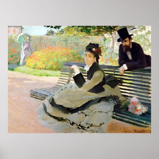 Claude Monet schilderij Poster (Voorkant)