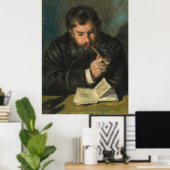 Claude Monet  schilderij van Renoir Poster (Thuiskantoor)