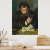 Claude Monet  schilderij van Renoir Poster (Keuken)