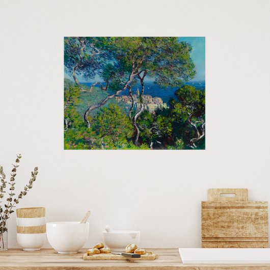 Claude Monet schildert Poster (Keuken)
