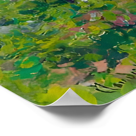 Claude Monet schildert Poster (Hoek)