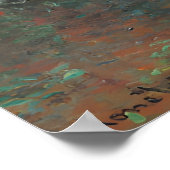 Claude Monet schildert Poster (Hoek)