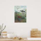 Claude Monet schildert Poster (Keuken)