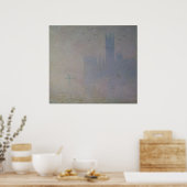 Claude Monet | Seagulls over de woningen van het P Poster (Keuken)
