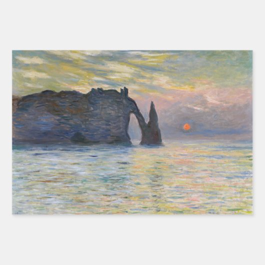 Claude Monet - Seascape Masterstukselectie Inpakpapier Vel (Voorkant 2)