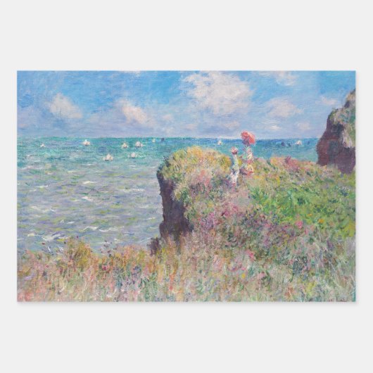 Claude Monet - Seascape Masterstukselectie Inpakpapier Vel (Voorkant)