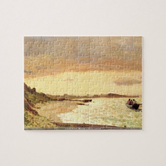 Claude Monet - Seaside in Sainte Adresse puzzle Legpuzzel (Horizontaal)
