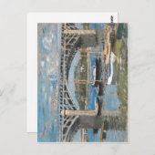 Claude Monet Seine Argenteuil Seinebr?cke bei Arge Briefkaart (Voorkant / Achterkant)