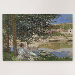 Claude Monet – Seine bij Bennecourt 1868 Legpuzzel