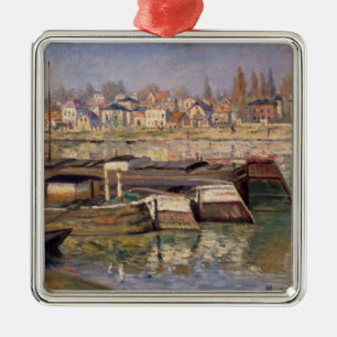 Claude Monet Seine te Asnieres, 1873 Metalen Ornament