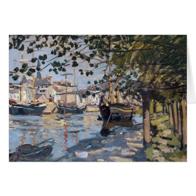 Claude Monet | Seine te Rouen, 1872 (Voorkant Horizontaal)