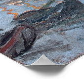 Claude Monet | Seine te Rouen, 1872 Poster (Hoek)