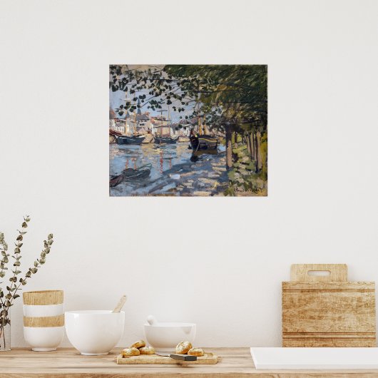 Claude Monet | Seine te Rouen, 1872 Poster (Keuken)