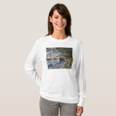 Claude Monet | Seine te Rouen, 1872 T-shirt (Voorkant volledig)