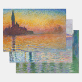 Claude Monet - selectie Venetiaanse meesterwerken  Inpakpapier Vel