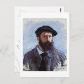 Claude Monet Self-Portrait briefkaart (Voorkant / Achterkant)