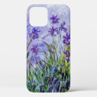 Claude Monet Sering Iriden Vintage Bloem Blauw
