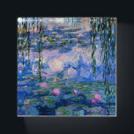 Claude Monet Shades van Blue Water Lilies<br><div class="desc">Dit papiergewicht toont een mooi schilderij van de Franse impressionist Claude Monet. Het bevat verschillende tinten blauw en is een van de meer dan 200 schilderijen uit een serie van deze beroemde kunstenaar.</div>