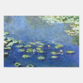 Claude Monet Shades van Blue Water Lilies Inpakpapier Vel (Voorkant 3)