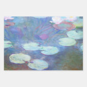 Claude Monet Shades van Blue Water Lilies Inpakpapier Vel (Voorkant 2)
